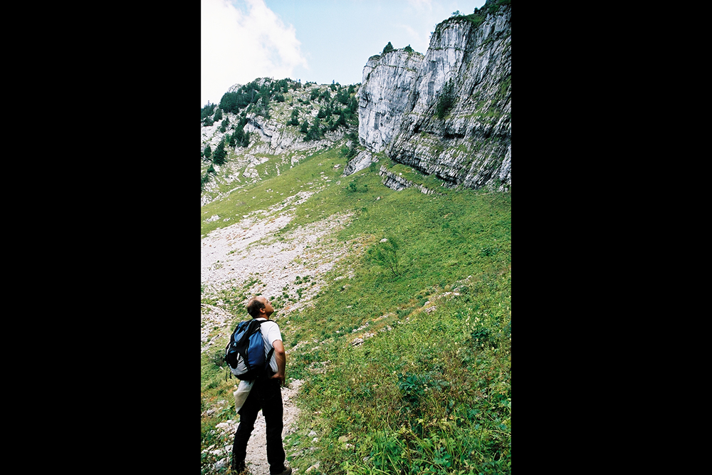 Gazing towards the Chartreuse Mountains