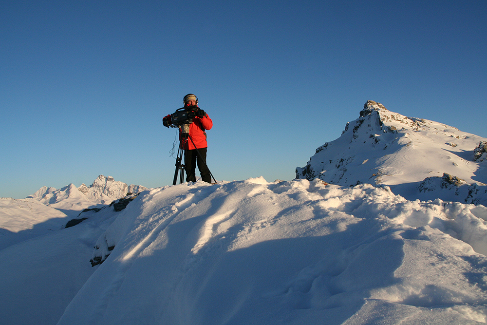 Derniers plans depuis les plus hauts sommets des Alpes du Sud