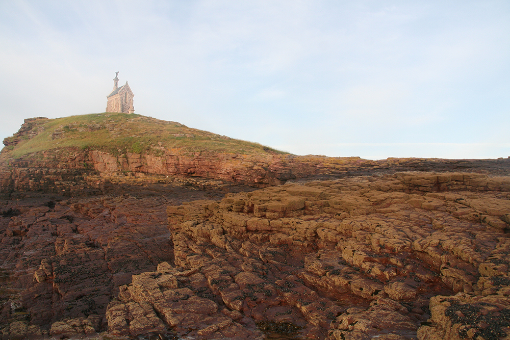 Sur ce petit Mont St Michel, à la marée basse