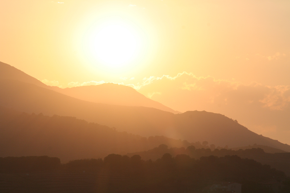 Soleil levant dans les Baronnies