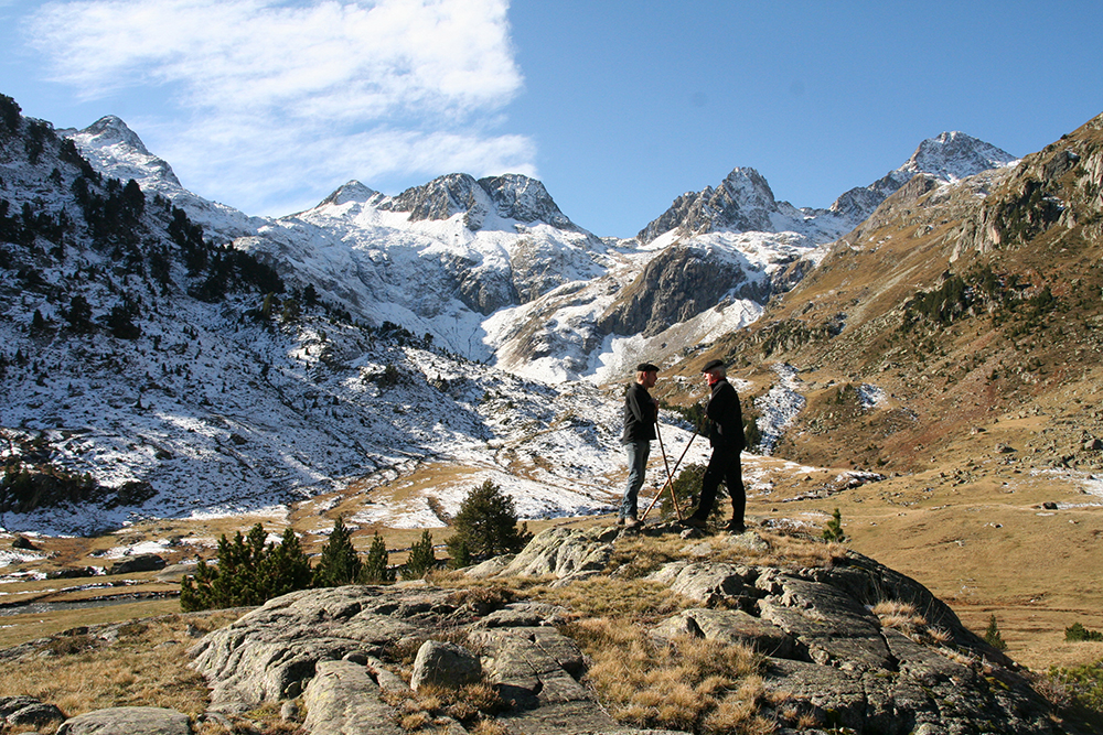 First snow in the Pyrenees National Park