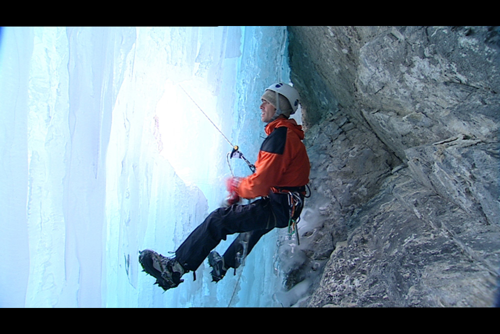 Just before the discovery of a crack under the icefal