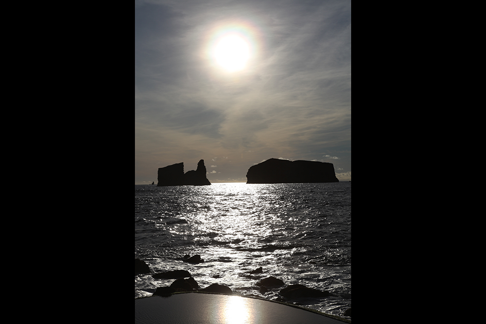 These two islands are rocks inhabited by many species of birds