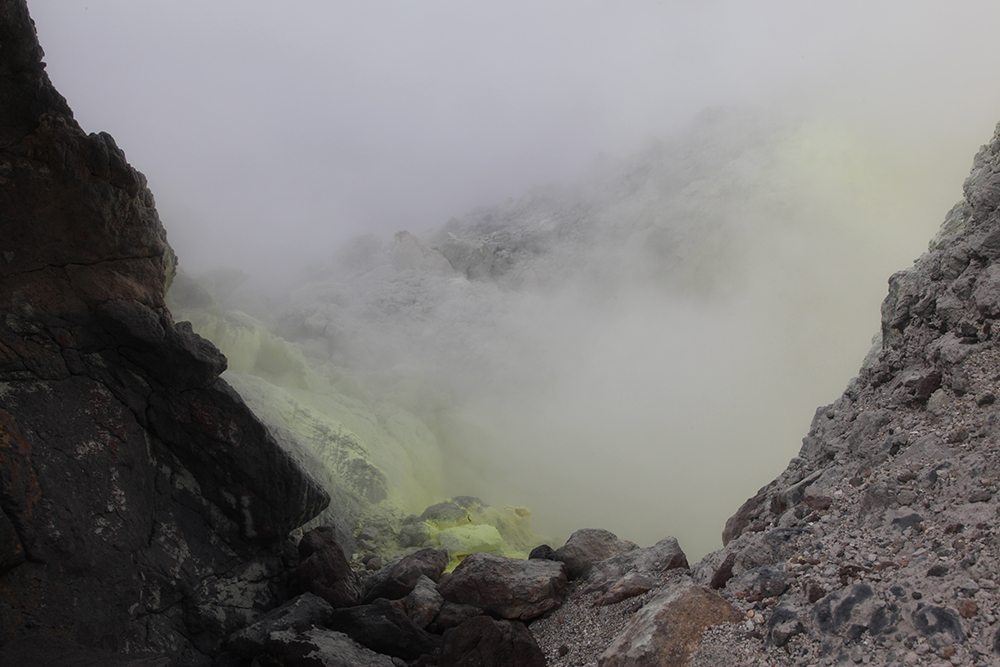 La Soufrière est toujours en activité