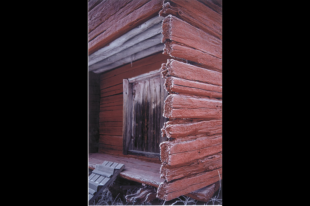 Finnish houses are covered in protective red paint